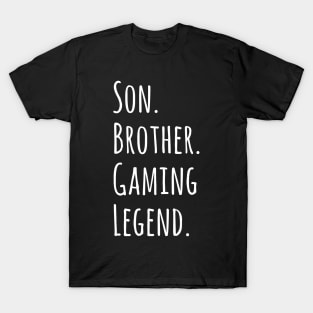 Son Brother Gaming Legend T-Shirt